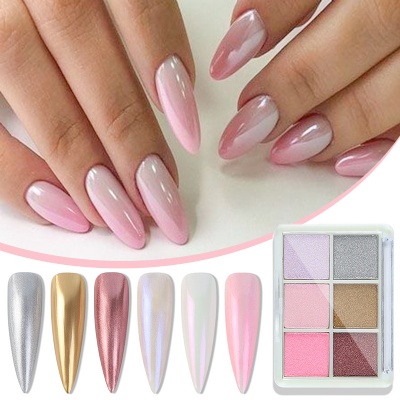 Shimmer Glitter Chrome Pearl Nail Powder