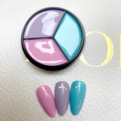 Solid Cream  nail gel
