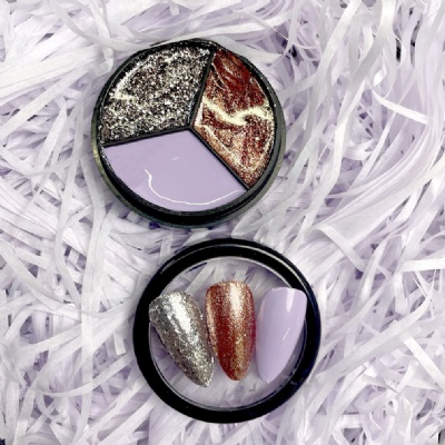 Solid Cream  nail gel